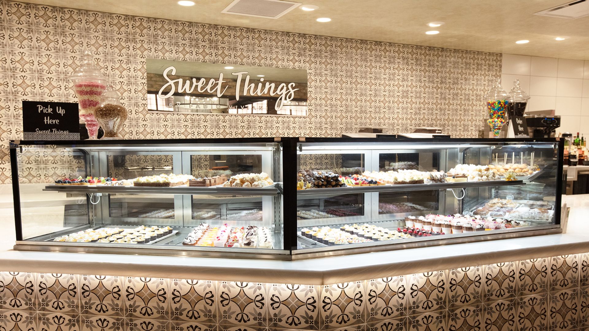 A Counter With Food On It
